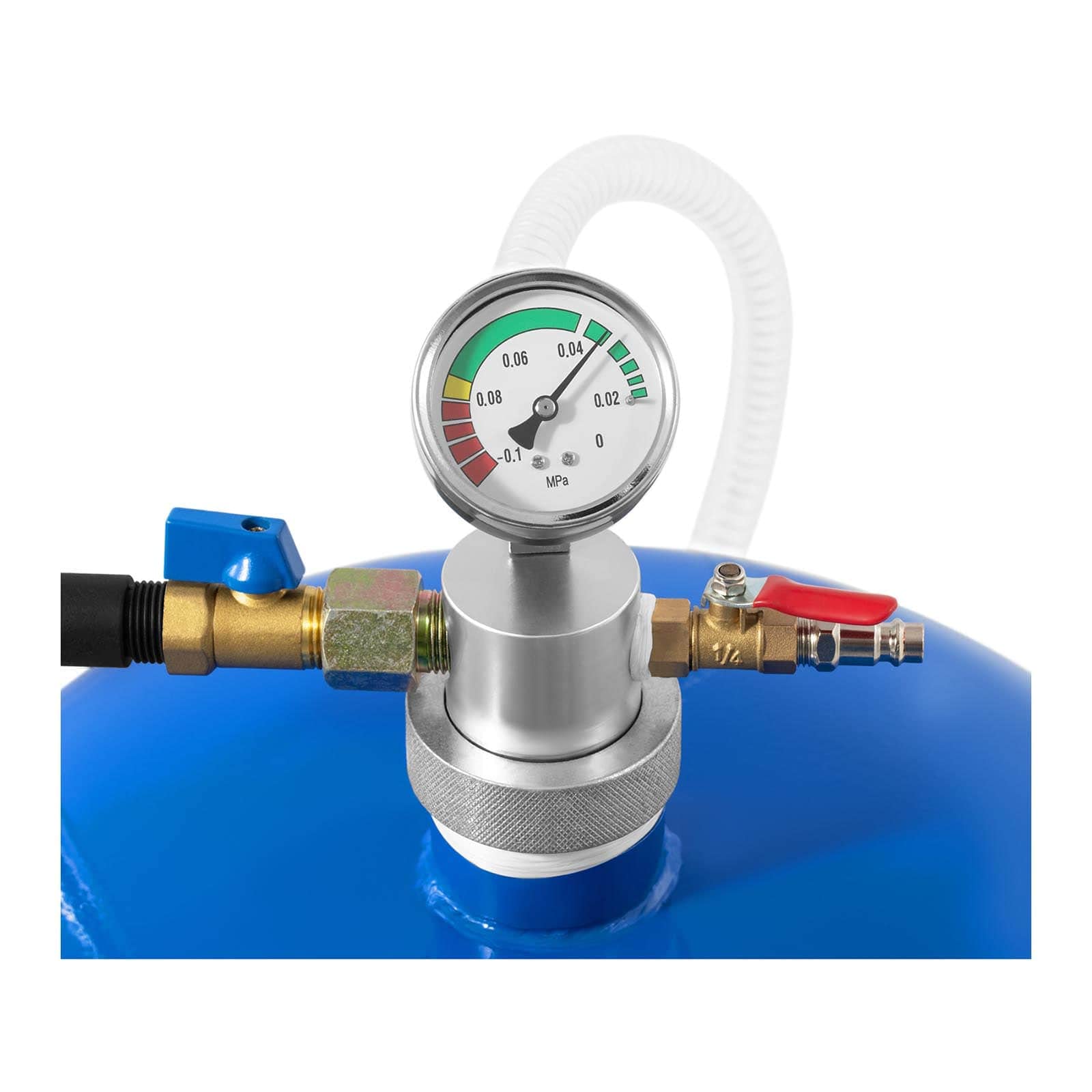 MSW Contenitore Olio Esaustro Mobile Vaschetta Olio Motore MSW-ODE-68 (68 l, Acciaio, PVC, 1000-1400 mm)