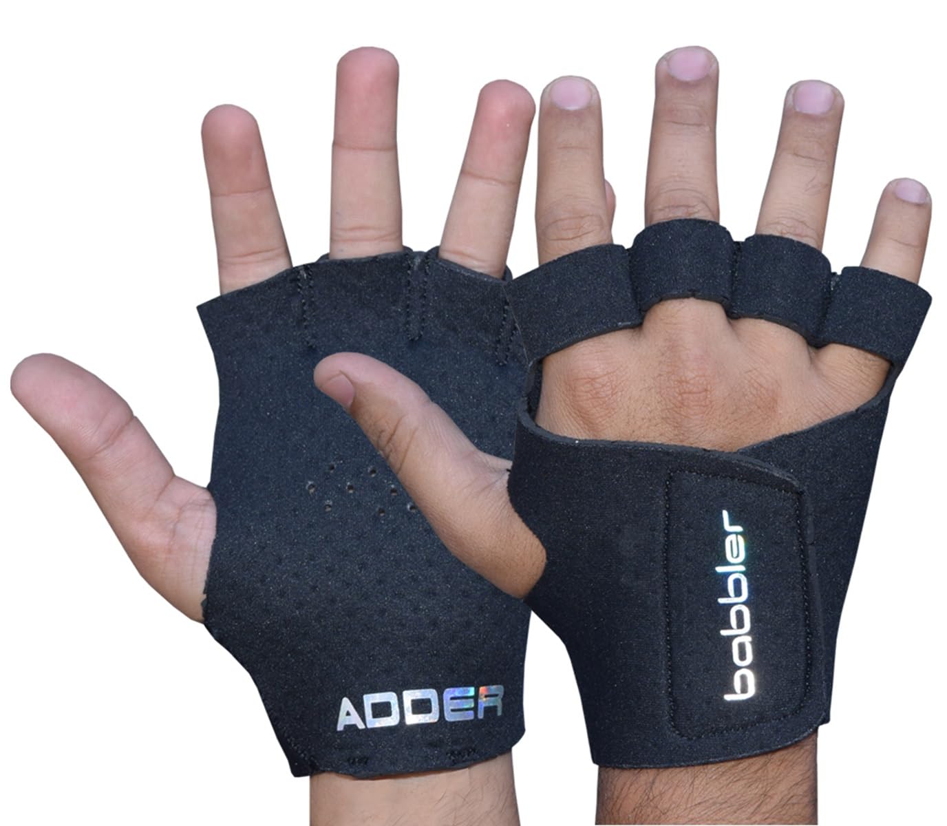 BABBLER Gym Gloves, Adder Full Neoprene Half Finger Gym Gloves for Men & Women, Gym Gloves for Men Weight Lifting, Weight Lifting Gloves, Gym Gloves Breathable-image-5