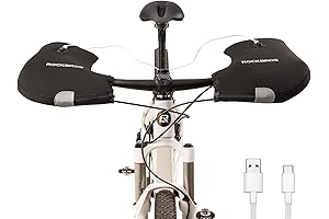 ROCKBROS Heated Handlebar Mittens: Insulated, Waterproof Cycling Gloves for Winter Warmth