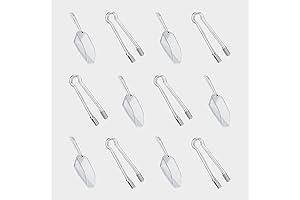 Candy Scoops for Buffet - Plastic Tongs and Candy Ice Scoops