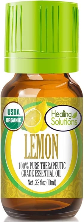Healing Solutions Organic Lemon Essential Oil