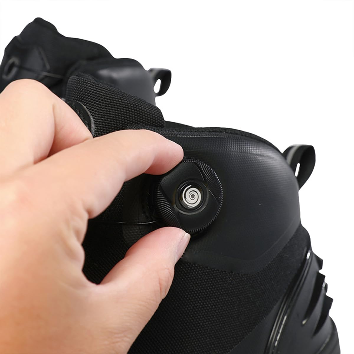 SDEQA Scarpe da Moto per Uomo Impermeabili Stivali Moto in Pelle | Scarpe da Ginnastica da Motociclo Supporto alla Caviglia e Shift Pad