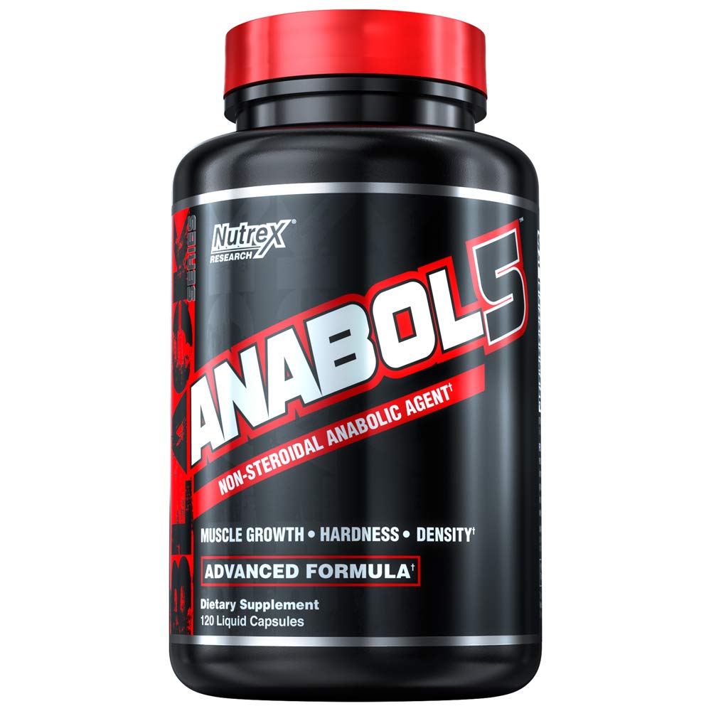 Nutrex Research Anabol 5 Capsules Standard, 120-Count