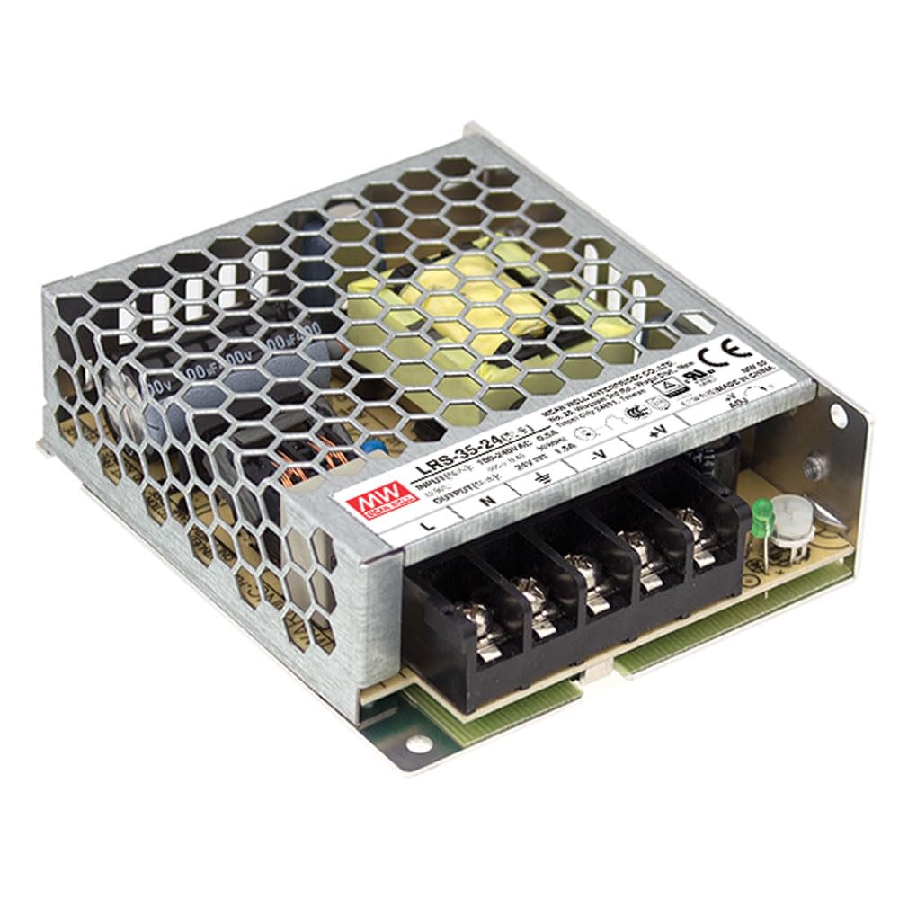 R&D Meanwell SMPS LRS-35-24 (24v-35W) Switching Power Supply for Industrial Automation Machinery-picture-16