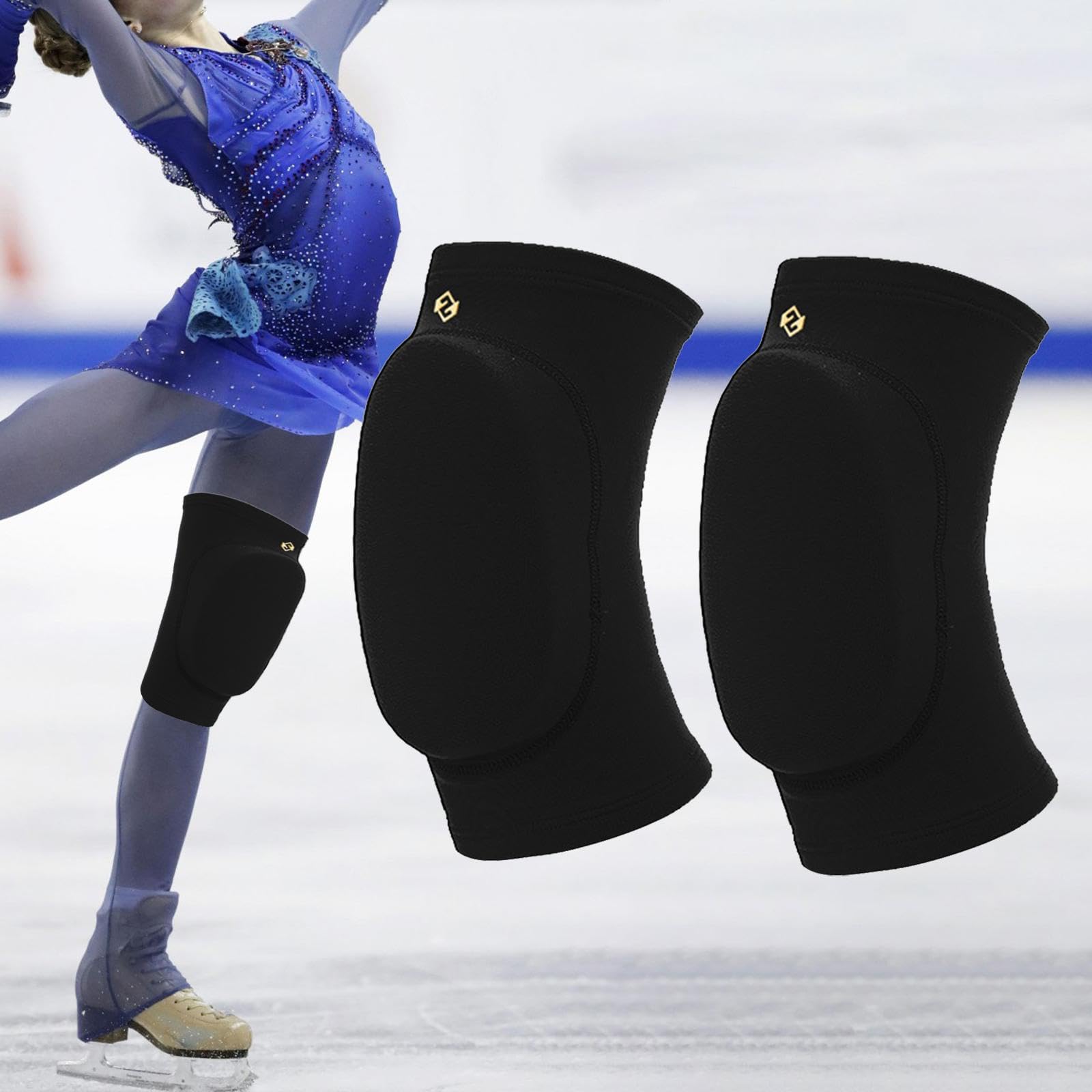 Genouillères Souples et Antichoc pour Danseurs, Manchons de Protection pour Le Tennis, Le, L'haltérophilie et Le Basketball.