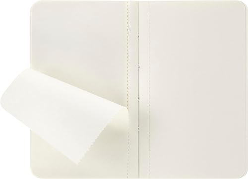 Miniatura 4 de Moleskine Volant - Diario, cubierta suave, tamaño grande (5 x 8.25 pulgadas), liso/negro, color azul No me olvides azul/amarillo ámbar,Naranja coral