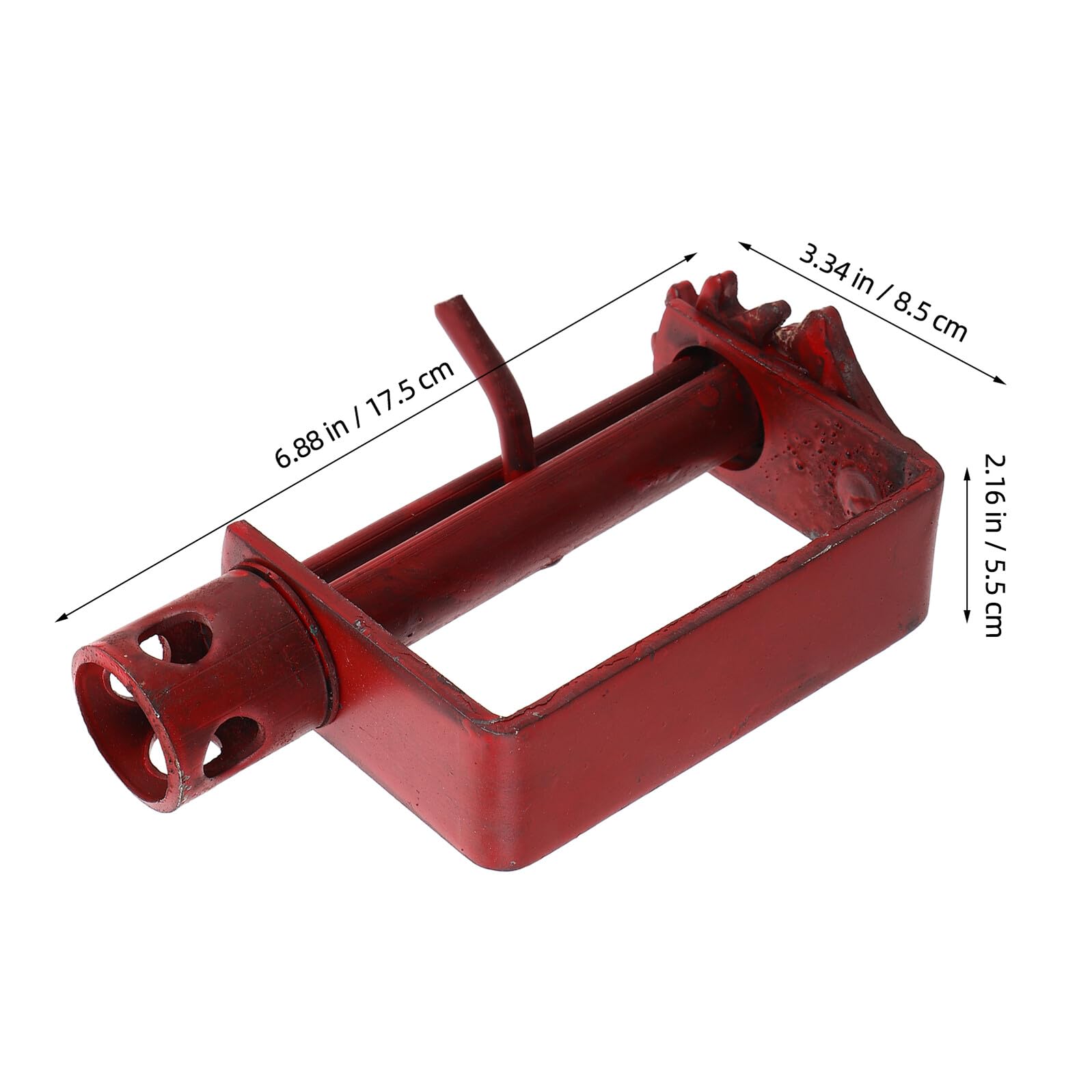 Tenditore per Funi in Cavo D’acciaio Rosso per Camion | Azionamento Manuale, Uso Rapido, per Fune e Cavo, Struttura in Acciaio