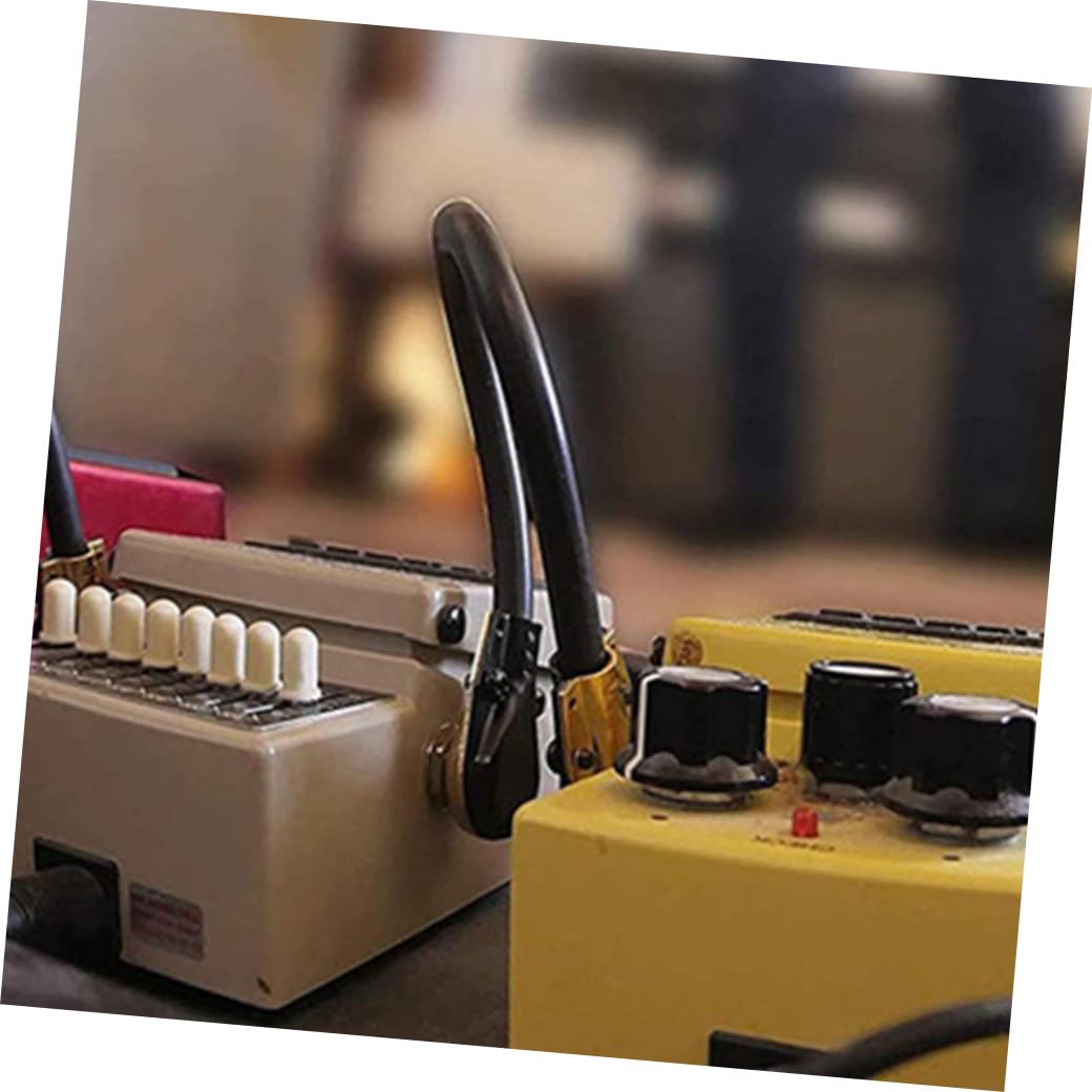 VICASKY 6 cables de conexión para guitarra eléctrica y bajo, cable plano y de efectos para instrumentos musicales para músicos y actuaciones escénicas