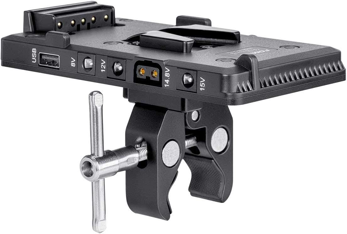 Cheapest 🛒 Fomito V-Lock V Mount Battery Adapter Plate with Super Clamp for Lighting Stand,Tripod, Support Rod, with D-TAP/DC/USB Power Output for Camcorder, DSLR Camera, LED Video Light, Monitor, Microphone 🔥 Fomito V-Lock V Mount Battery Adapter Plate with Super Clamp for Lighting Stand,Tripod, Support Rod, with D-TAP/DC/USB Power Output for Camcorder, DSLR Camera, LED Video Light, Monitor, Microphone