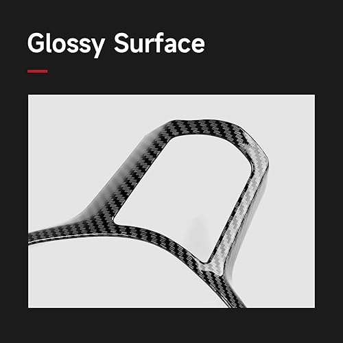 Miniatura 31 de Car Central Armrest Box Cover Decals for 2022 2023 2024 2025 Honda Civic 11th Gen Accessories ABS Carbon Fiber Interior Stickers