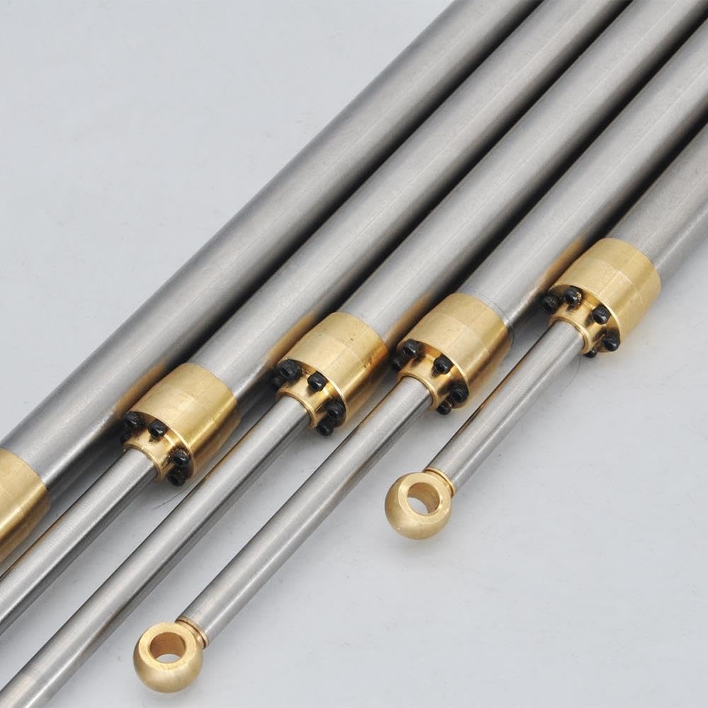 Elektryczny cylinder symulacyjny średnica zewnętrzna 12mm do koparki zdalnie sterowanej DIY modyfikacja modelu zabawkowego akcesoria do popychaczy(55mm Stroke)