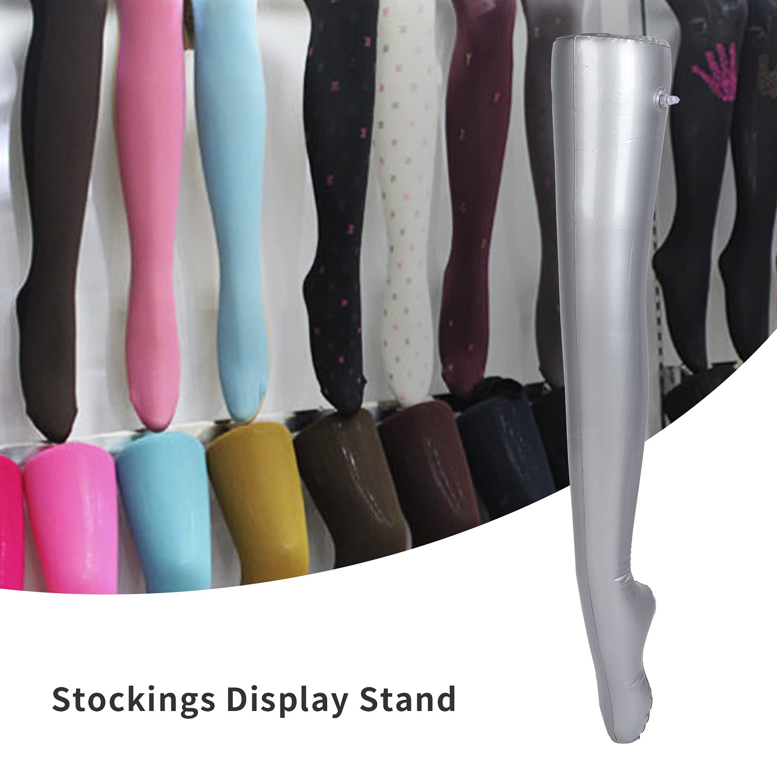 Stockings Display Stand, Foot Sock Display Inflatable Model Props Foot Model Tools