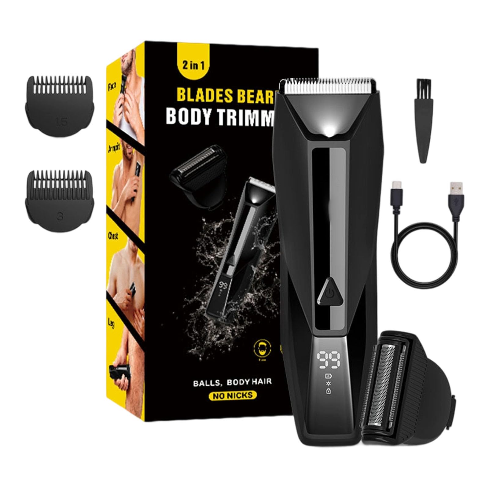 Tondeuse sans fil pour homme et femme
