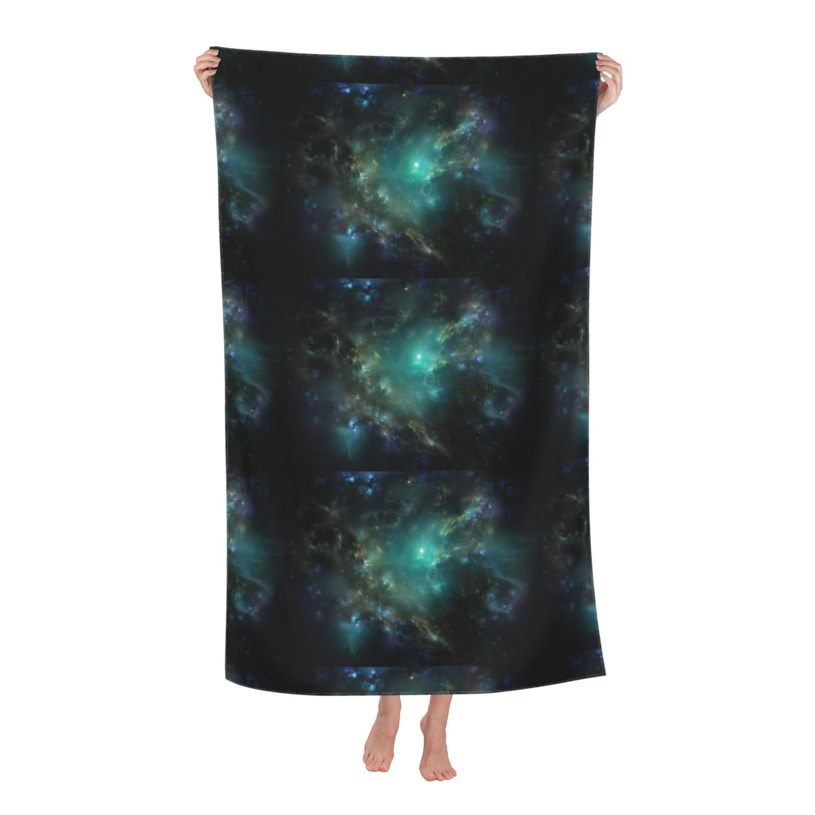 Cbaaghh Galaxy Background Print Adult Beach Towels,Beach & Pool Towel,Beach Towels,Towels For Camping