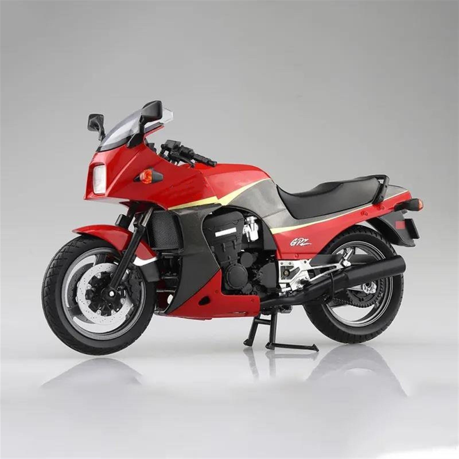 SEYXF Motorbike Toy 1/12 for Kawasaki Ninja GPZ 900R Motorcycle Diecast Alloy Model Toys Collectible Gifts(Black- Silver)