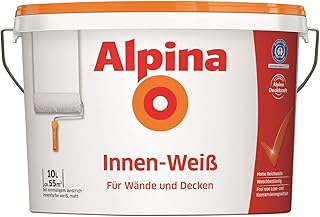 Alpina Wandfarbe Innen-Weiß 10 Liter matt
