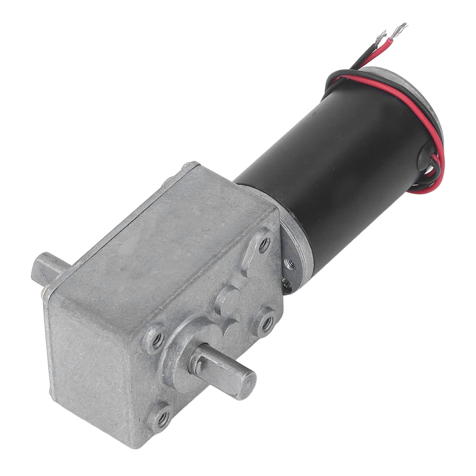 DC 12V Turbo-Getriebemotor – 2-Wellen, 10 U/min, Hohe Torsion, Aluminium/Messing, Für Fenster-/Türöffner