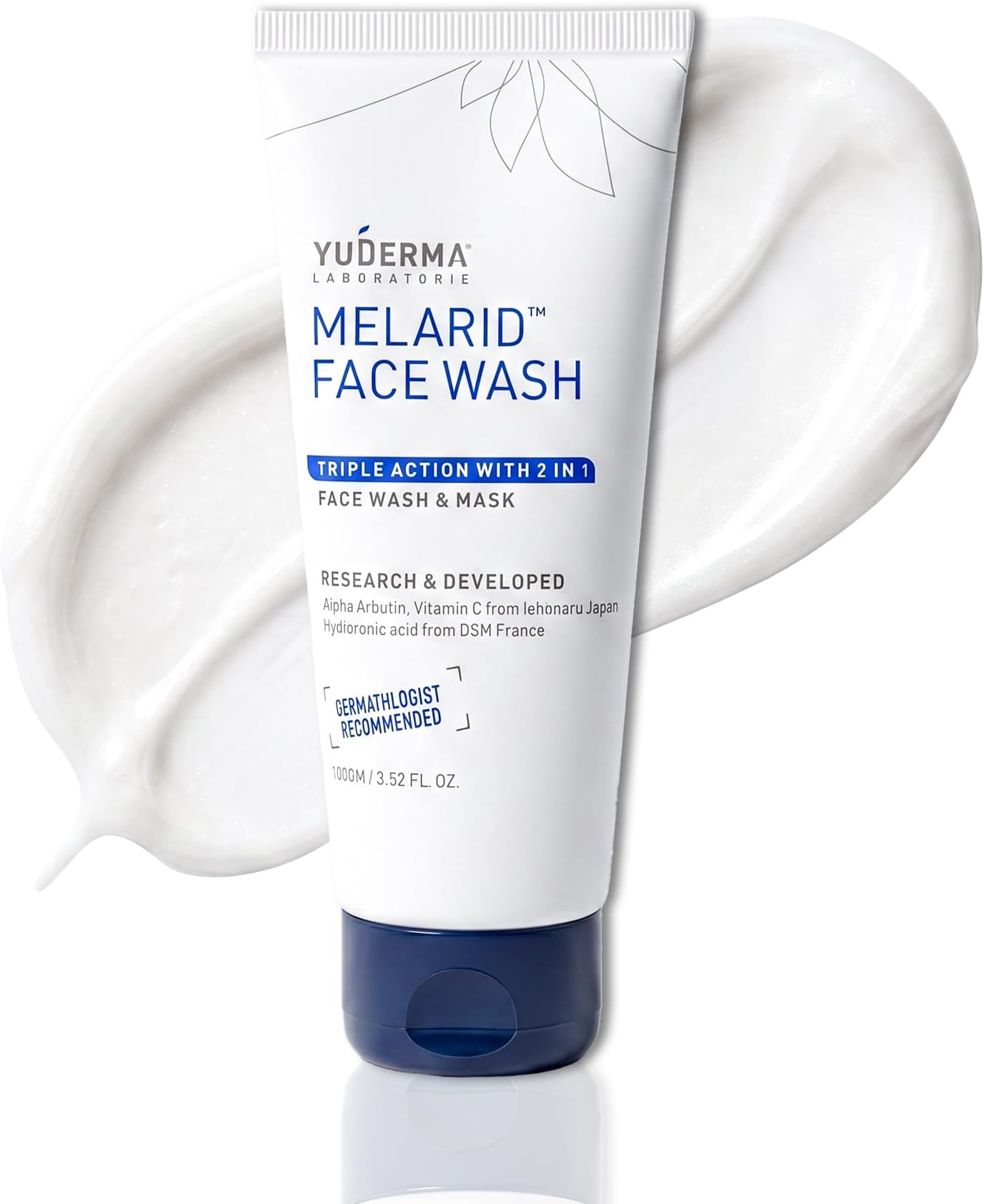 - YUDERMA Melarid Triple Action Face Wash & Mask, 100 Gm