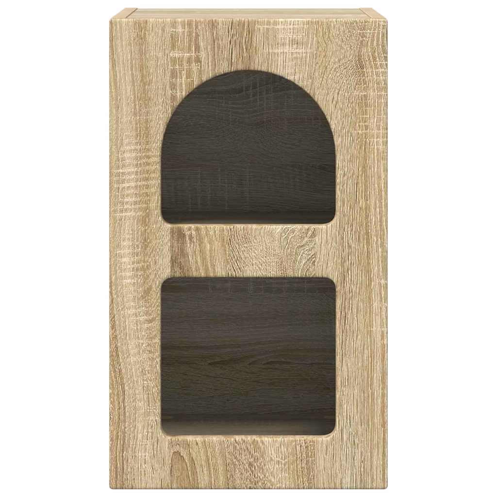 Mesita de noche funcional para espacios pequeños, mesita de noche moderna con estantes de madera con aspecto moderno, fácil de limpiar para dormitorio con espacio de almacenamiento