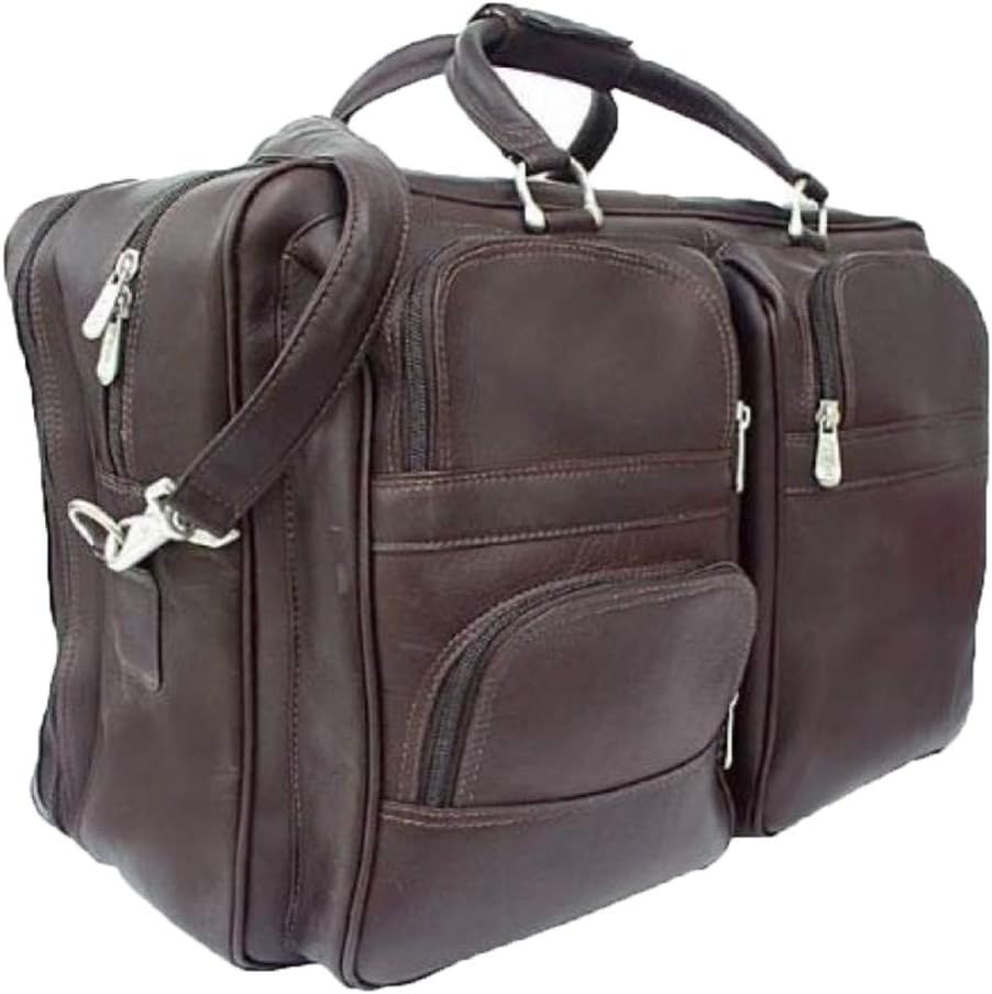 Piel Leather Complete Carry-All Bag, Black, One Size