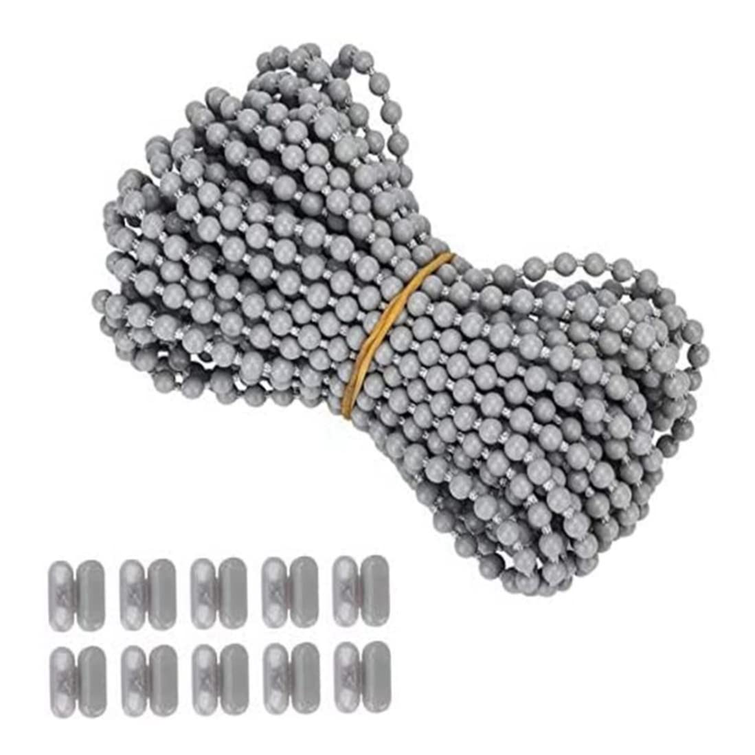 Wedhapy Plastic Roller Blind Chain Roller Blind Beaded 10m Chain Roman Shade Curtain Beads Window Blinds Accessories Bead