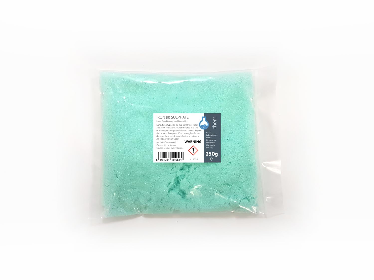 Iron (II) Sulphate Heptahydrate 250g - Lawn Conditioner and Moss Control