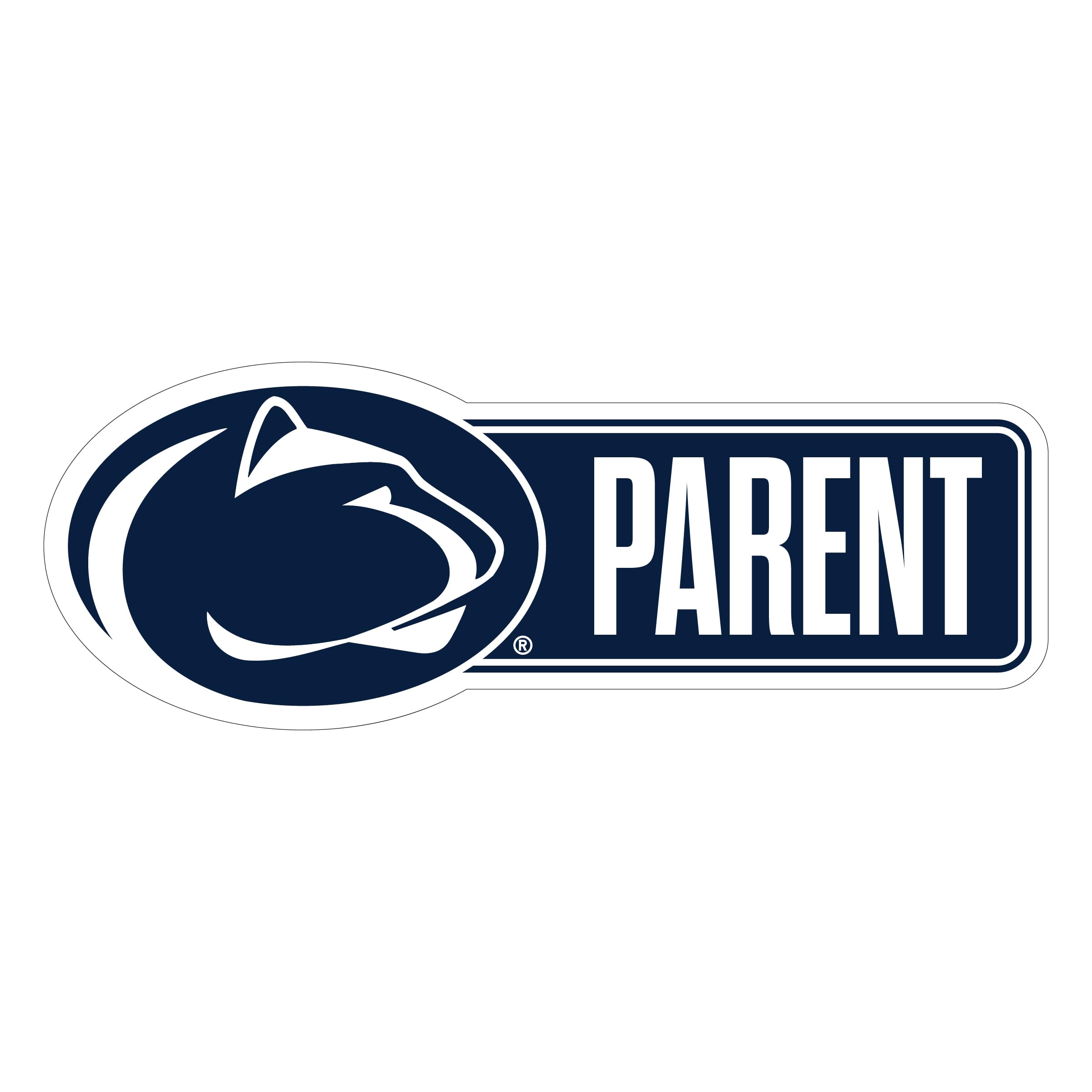 Penn State Nittany Lions Proud Parent Die Cut Decal Officially Licensed Collegiate Product 6-Inches Wide