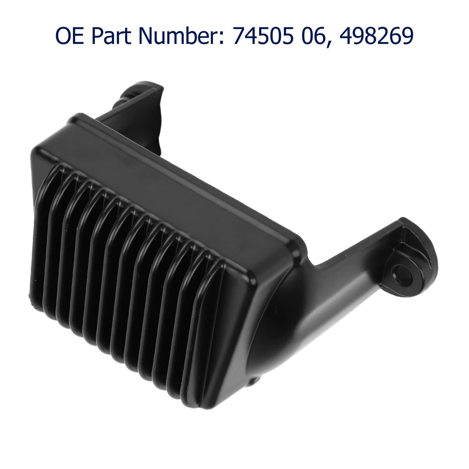 Aramox Motocykl Regulator Prostownika DC 12V Aluminium ABS Regulator Napięcia Prostownik Wysoka wydajność Zapłonu Bezpośredni Zamiennik dla EFI FLHTI 2006 2007 2008