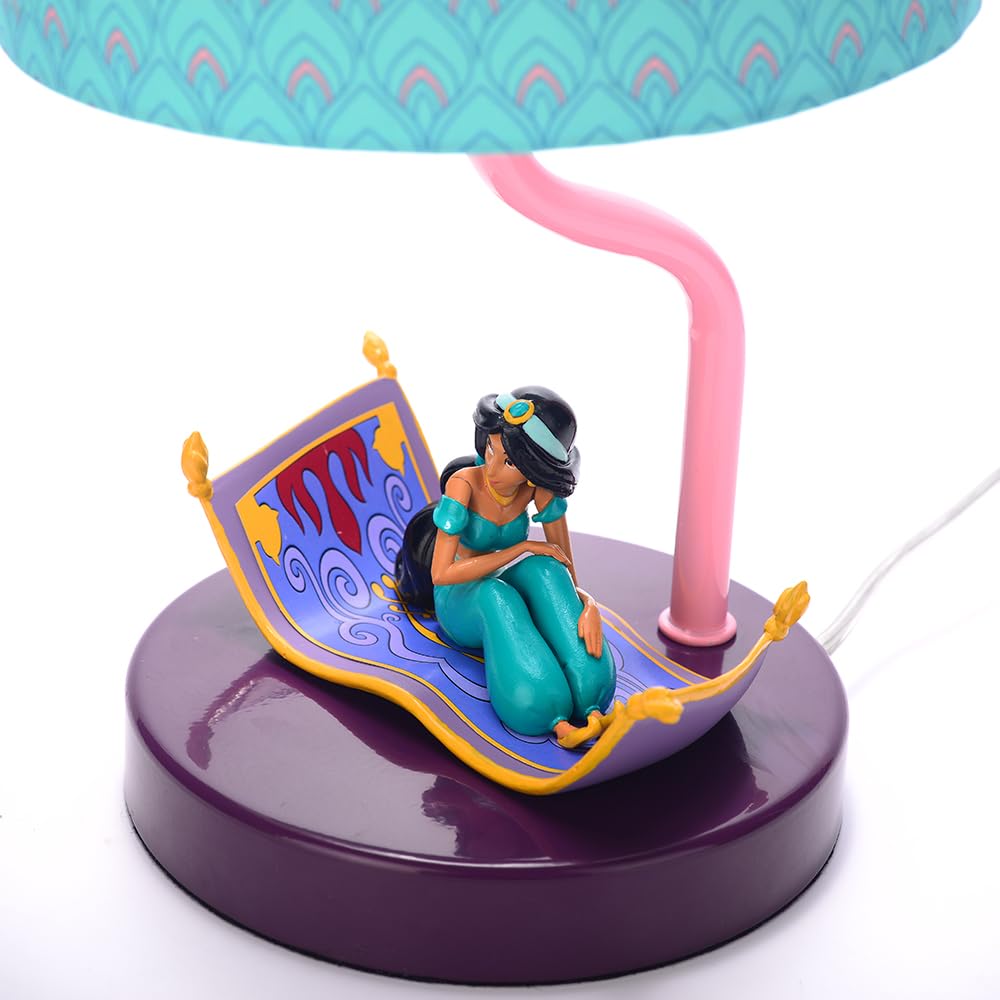 Disney アラジン　ジャスミン　LEDランプ Ukonic Disney Aladdin Jasmine Desk Light – Princess-Themed LED