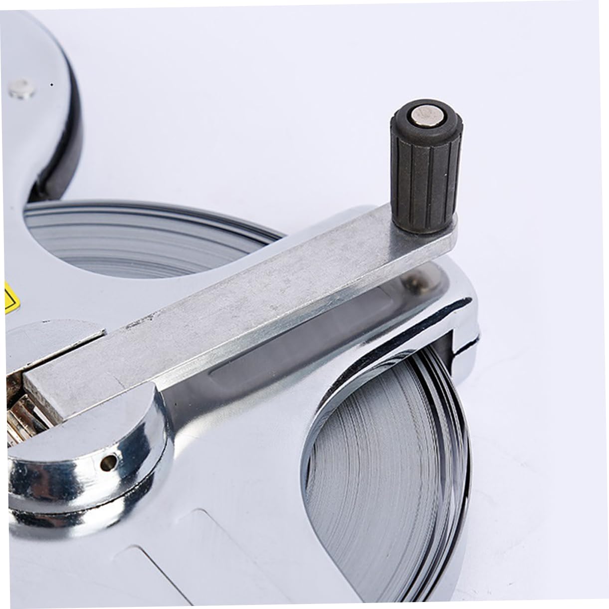 OSALADI 50m Ruban à Mesurer Rétractable Règle Acier Inoxydable Ruban De Construction Avec Broche Plaquée Et Ceinture Résistante