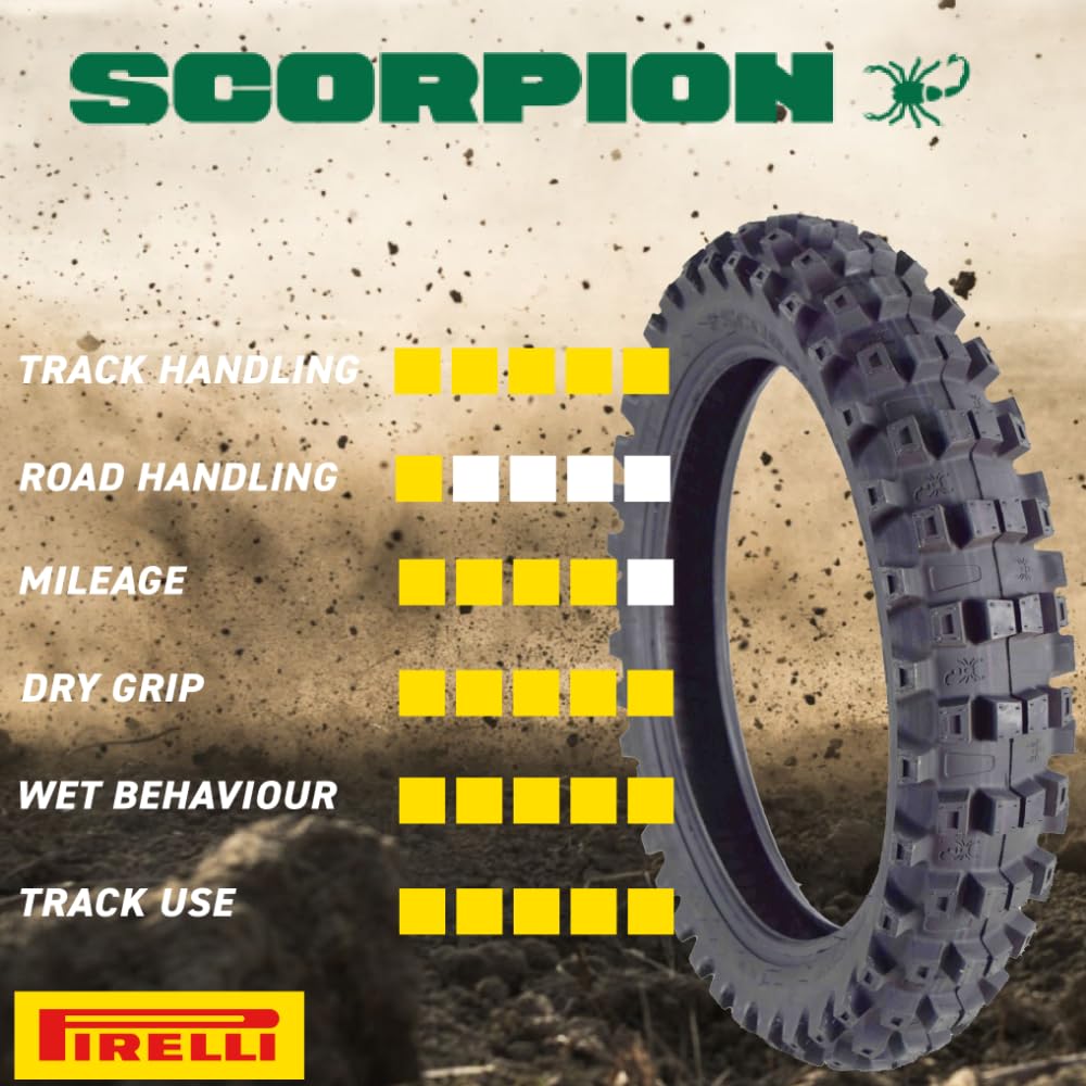MOTORRADREIFEN 120 100-18 68M PIRELLI SCORPION XC TT TT MID SOFT REAR NHS ENDURO/SUPER MOTO