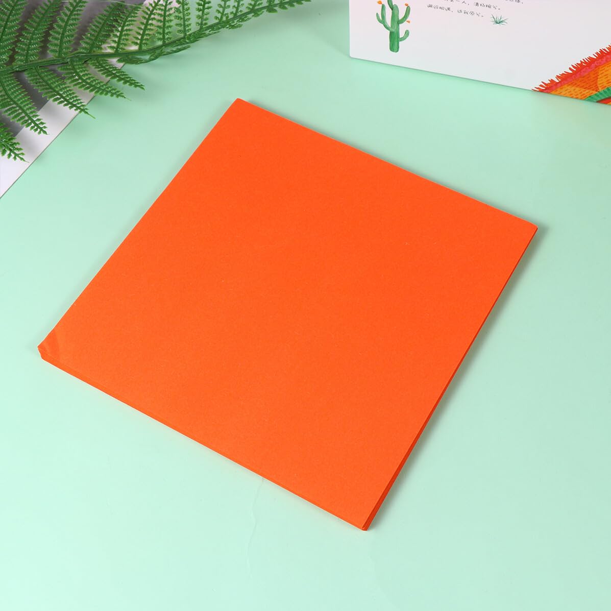 ULTECHNOVO Carta Origami Colorata Arancione 15X15 CM per DIY e Lavoretti Creativi 500 Fogli in Confezione da 5 Sacchetti
