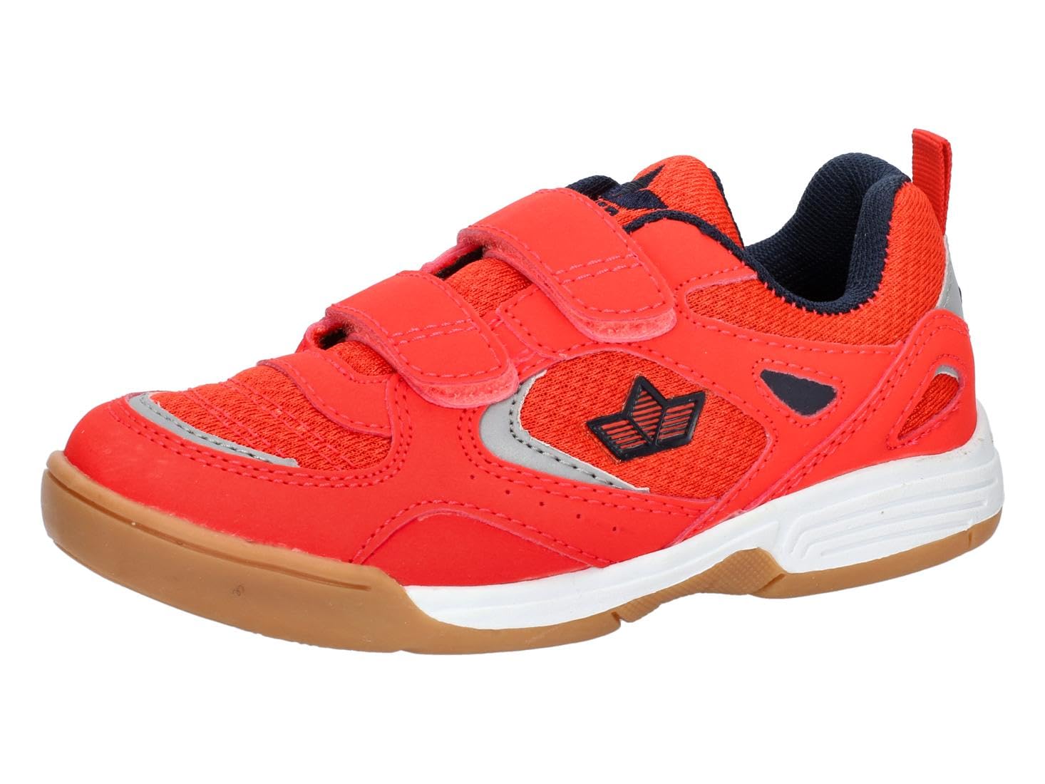Lico Unisex Kid's Siro V Indoor Trainers, Red Navy, 10.5 UK Child
