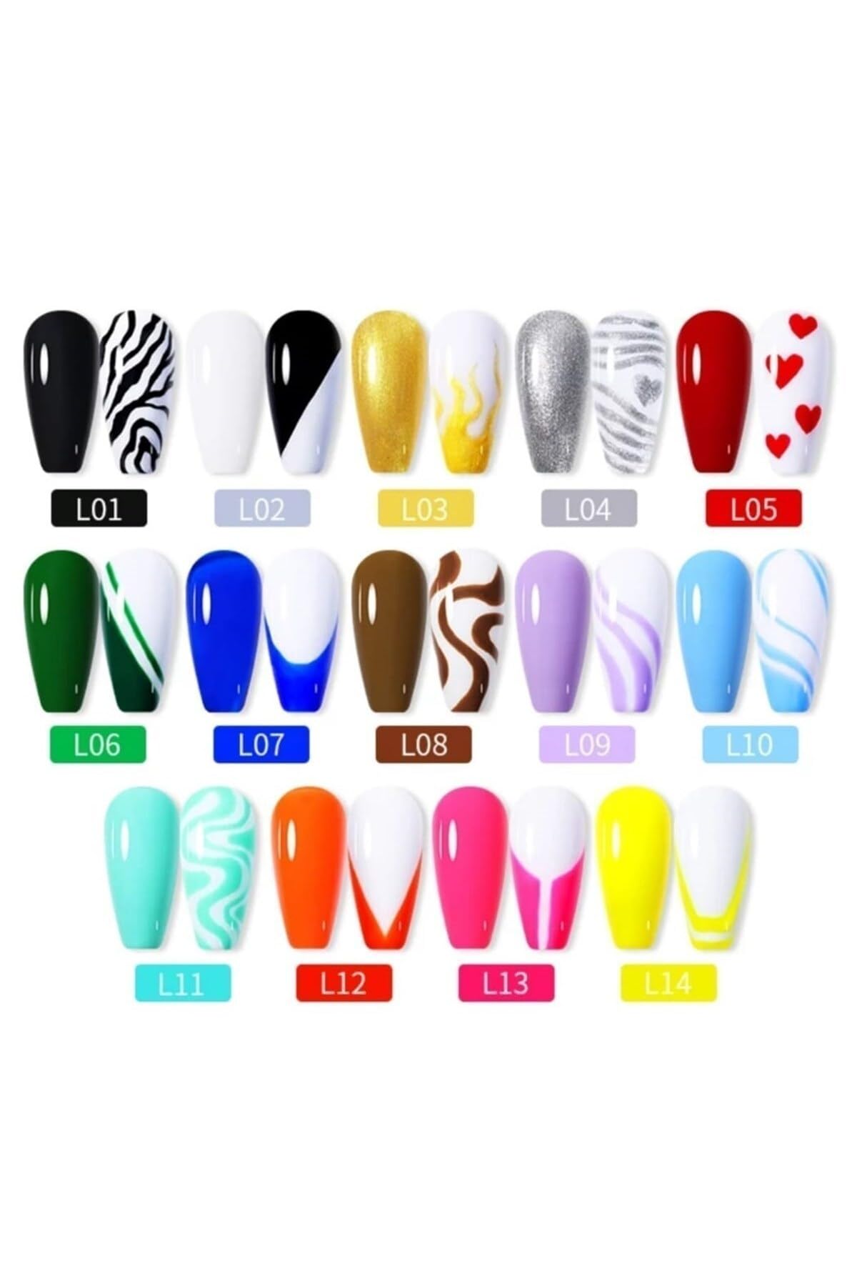 Lilycute Lily Cute Nail Art Çizim Ojesi (Uv Gel) 53335-08 2099