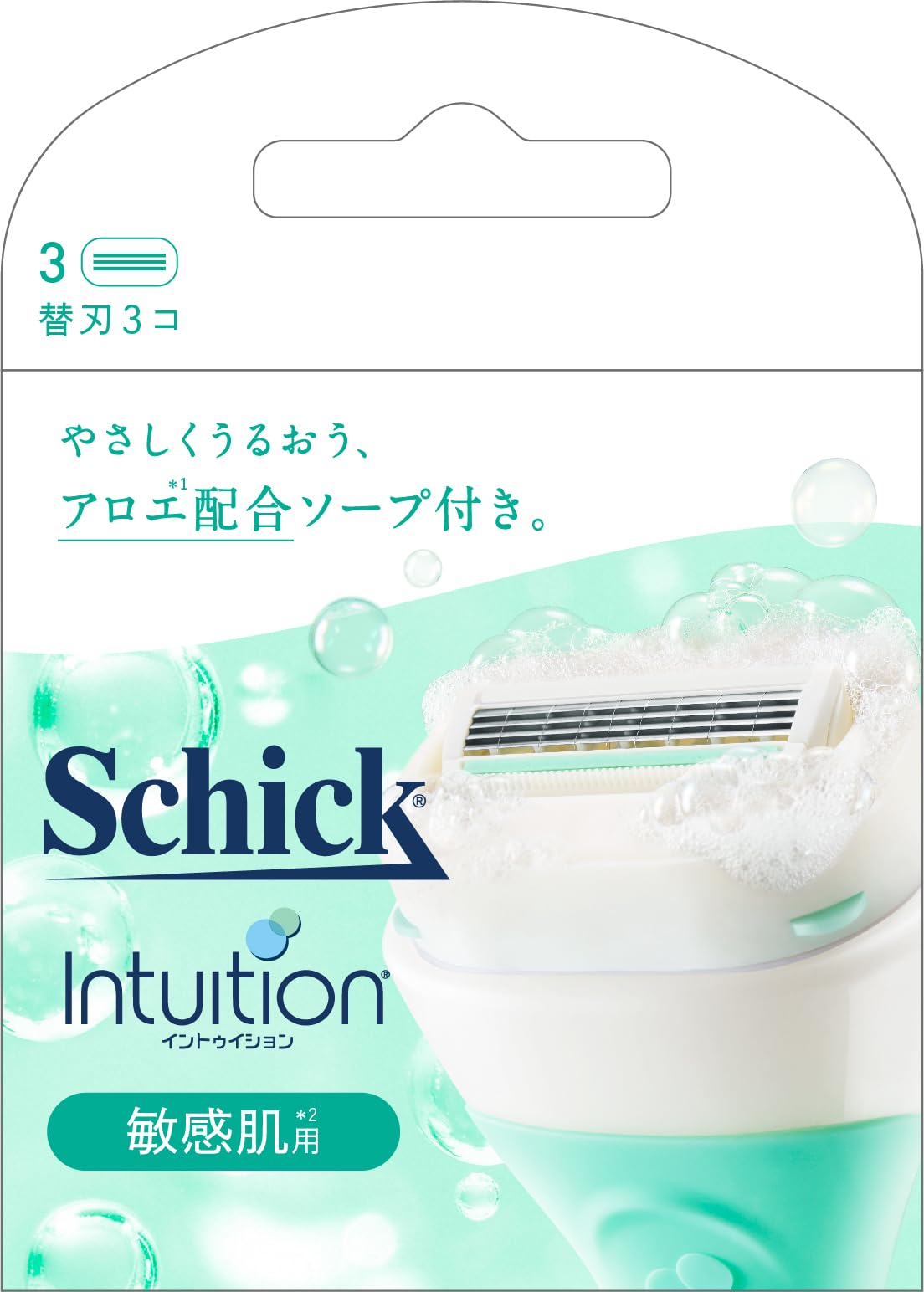 Amazon.co.jp: Schick(シック)イントゥイション 敏感肌用 替刃(3