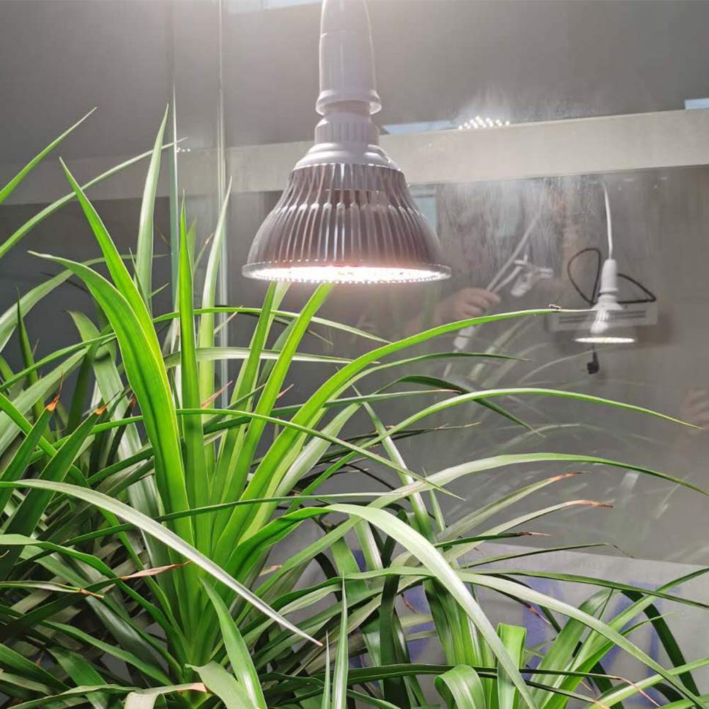 Luce LED 27W per Crescita, Lampada per Piante a Spettro Completo