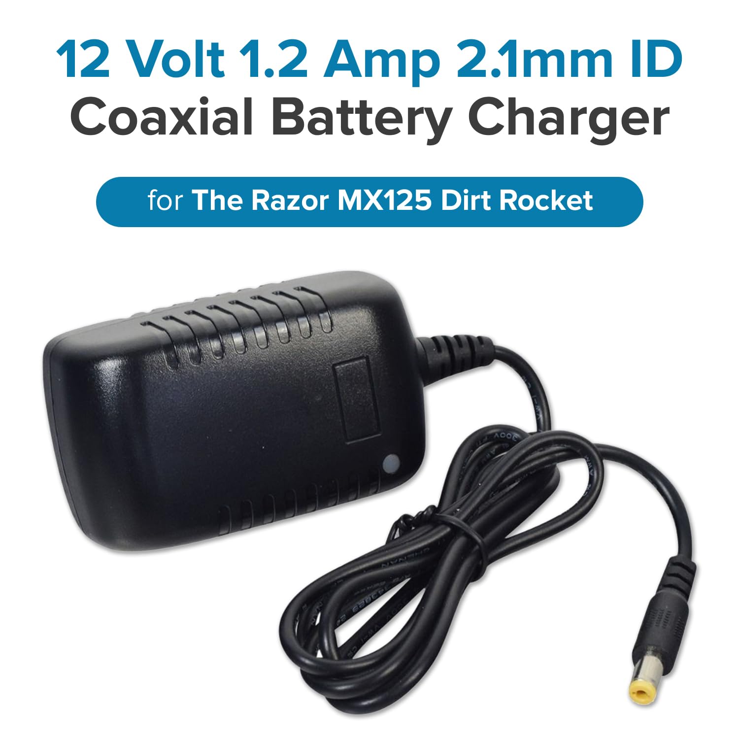 Amazon.com: AlveyTech 12 Volt 1.2 Amp 2.1mm ID Coaxial Battery