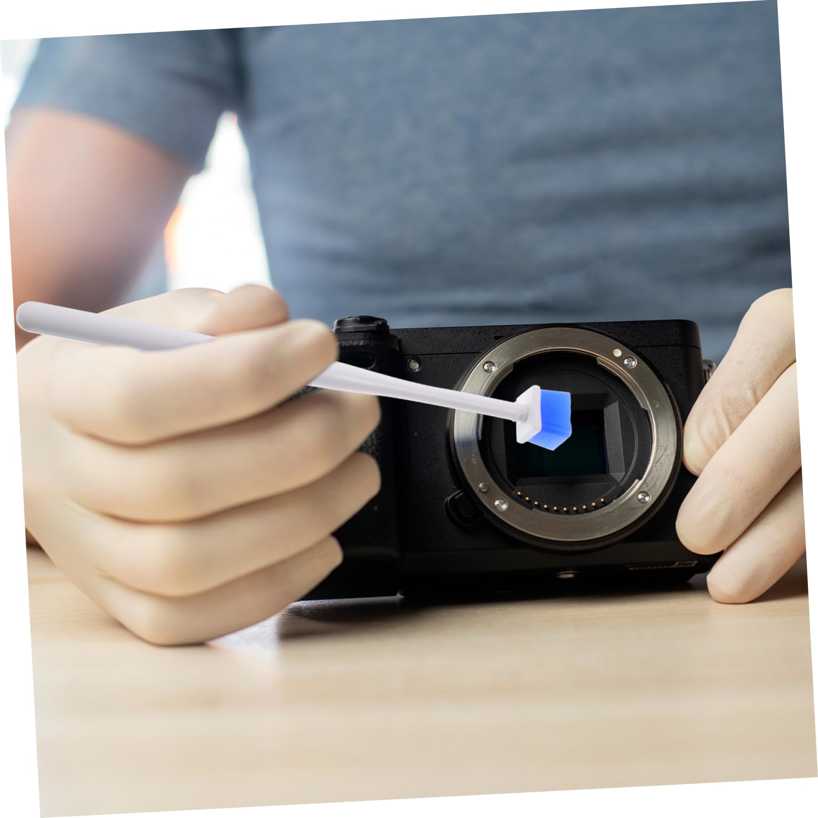 HOMOCONO Sensor Cleaner Stick Jelly Camera Sensor Gel for SLR Mirrorless Cameras Random Color