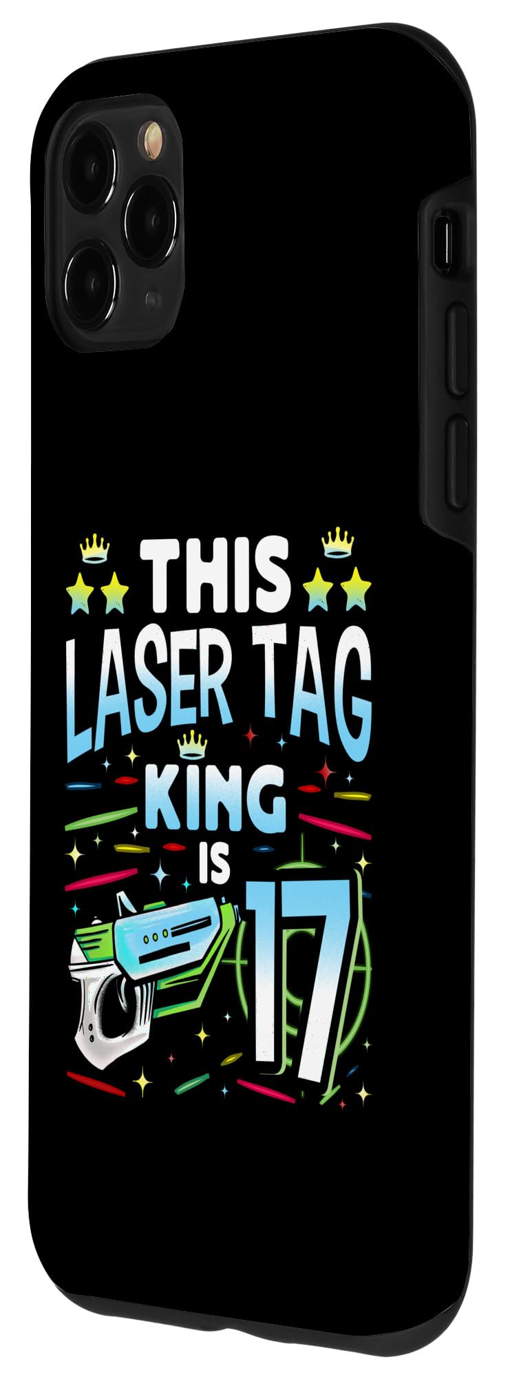 iPhone 11 Pro Max Laser Tag King Is 17 Funny Boy Lazer Tag Indoor Lasertag Case - Image 2