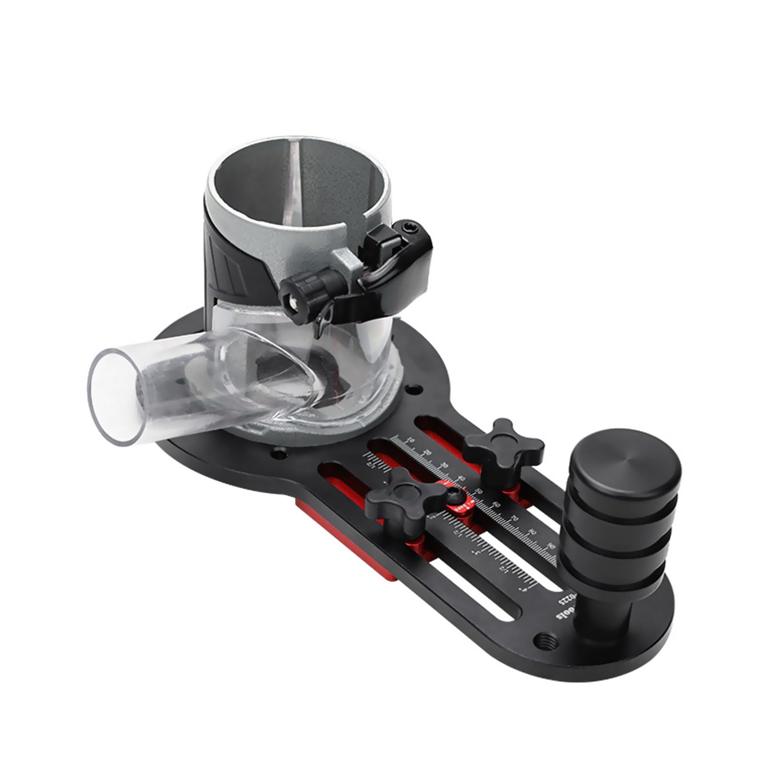 Trimmer Base, 2-in-1 Slotted Floor Trimming Machine Slot Holder Wood Router Base Router Slot Holder for 65 mm Trimming Machine Slotted Tool Router Base for Trimming Machines for Cabinet Furniture DIY