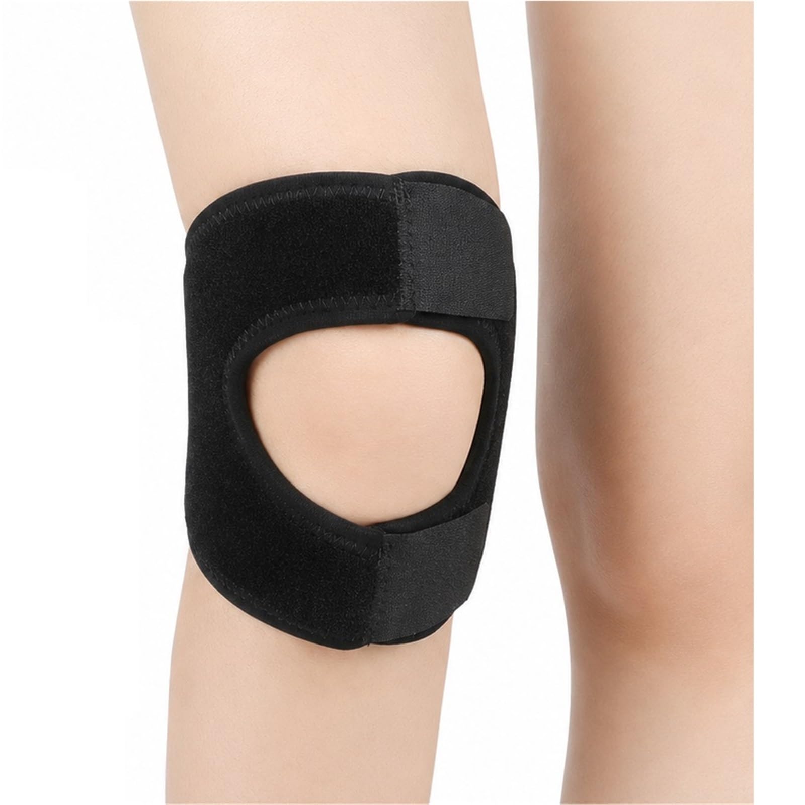 Genouillère de Maintien pour Homme et Femme, Attelle Genou pour Déchirure du Ménisque, Soutien avec Stabilisateurs Latéraux, Douleurs Articulaires et Arthrite