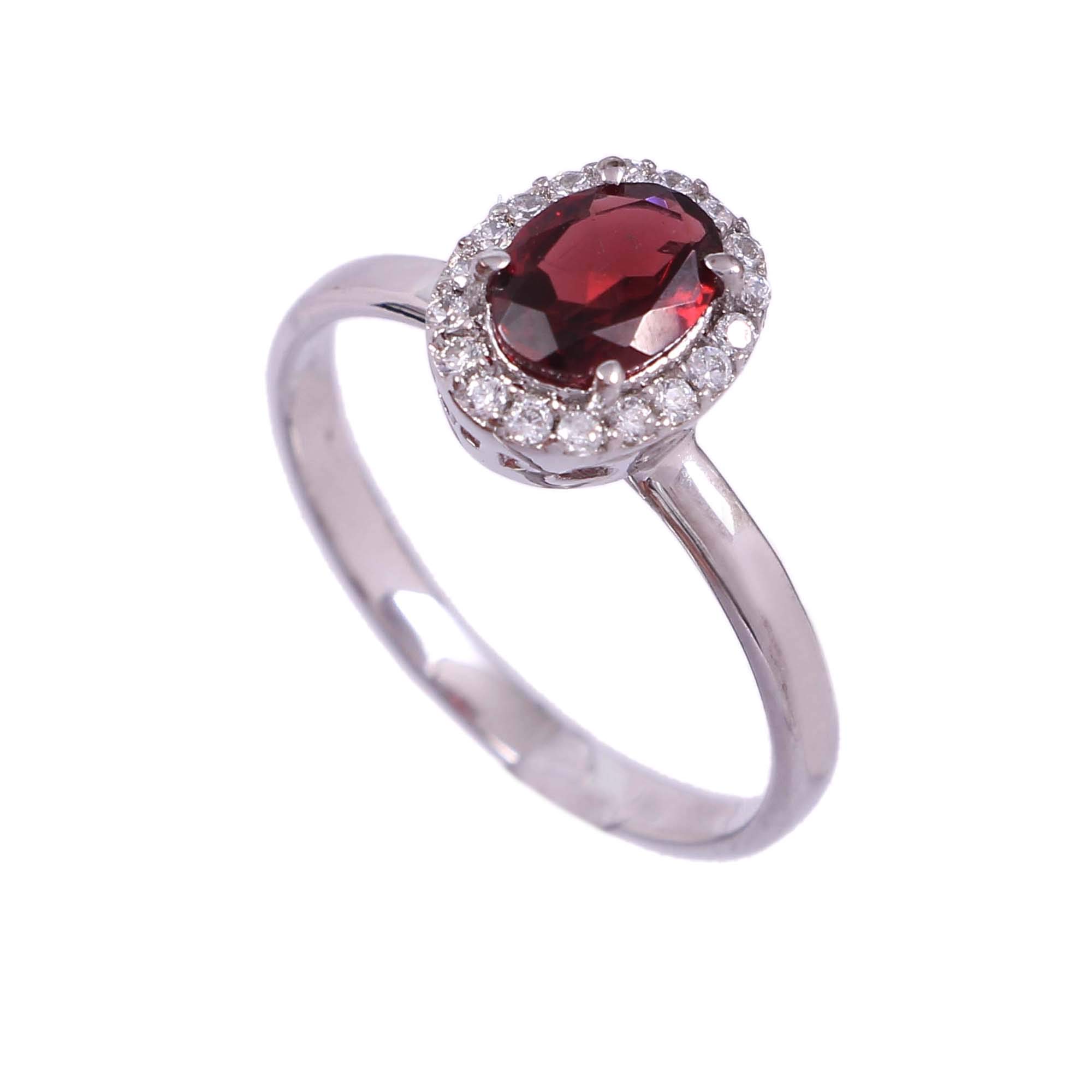 925 Silver Ring for Women and Girls Natural Garnet Red 5X7 MM Oval Shape Precious Gemstone 925 Sterling Silver Ring-image-38
