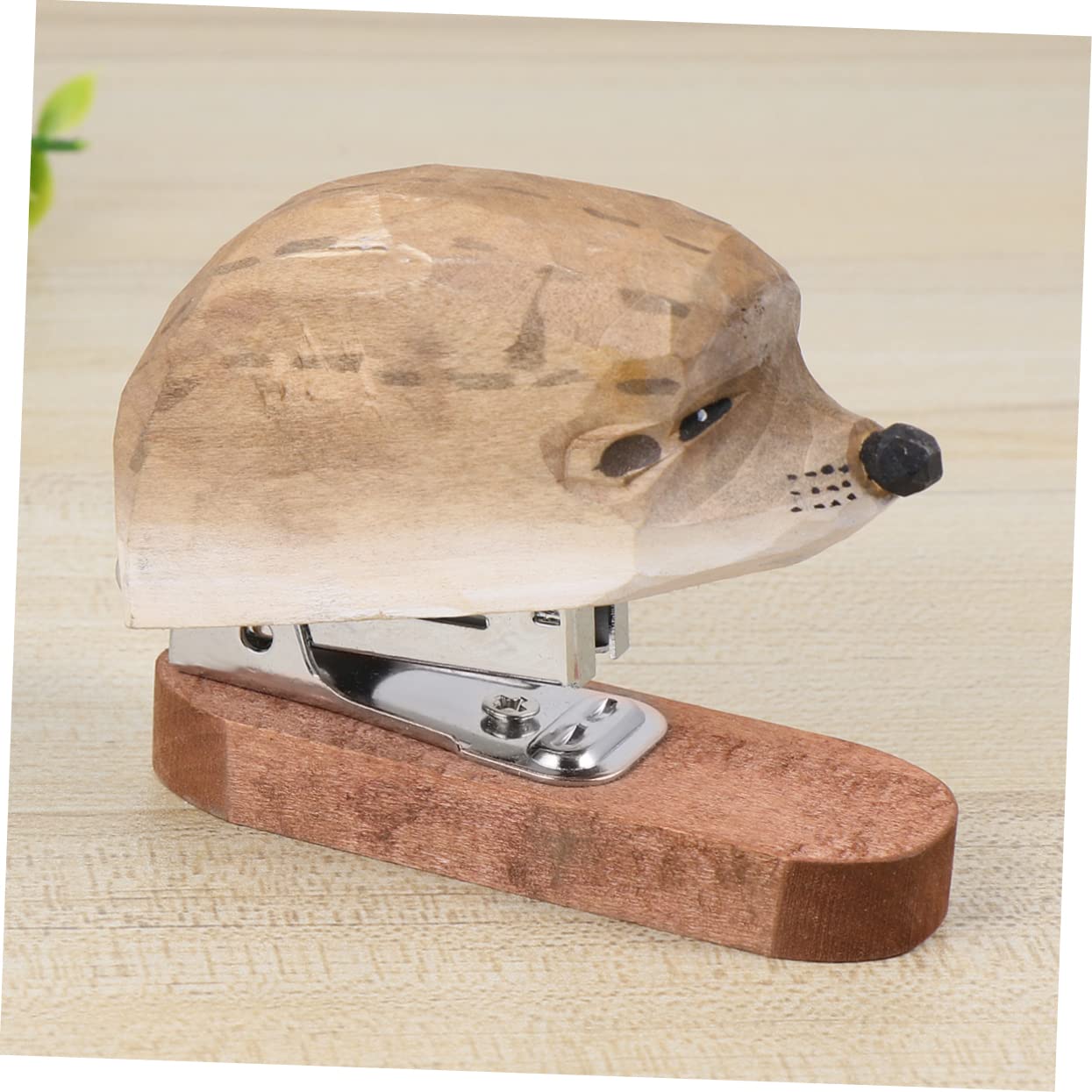 2 Pz Cucitrice Manuale Cucitrici Per Scrivania Cucitrice Per Studenti Punzonatrice Carina Mini Per Bambini Con Graffette Di Legno