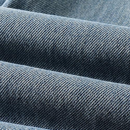 Girl's Bow Print Denim Pants Tween Elastic High Waist Basic Straight Leg Baggy Y2K Jeans Kids Vintage Cool Regular Trousers2