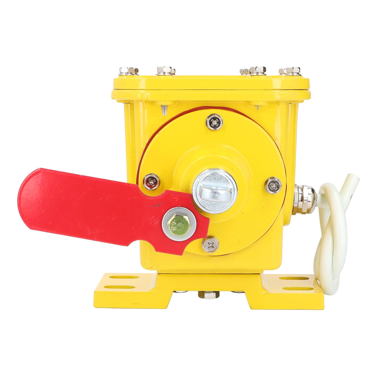 Ejoyous Interruptor de Cable de Tracción Interruptor de Cable de Tracción de Aleación de Aluminio 24 a 380 V Restablecimiento Manual IP65 2 Microinterruptores de 20 Mm para Parada de Emergencia de
