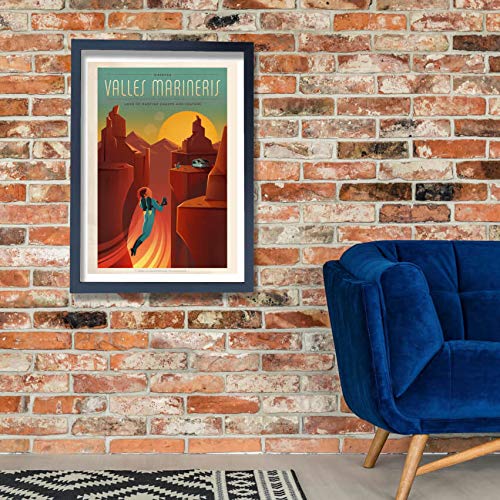 Affiche encadrée SpaceX Mars pour remplacer un mur vide par un poster design - 3