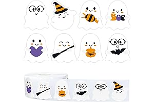 Whaline 1000 Halloween Sticker Roll