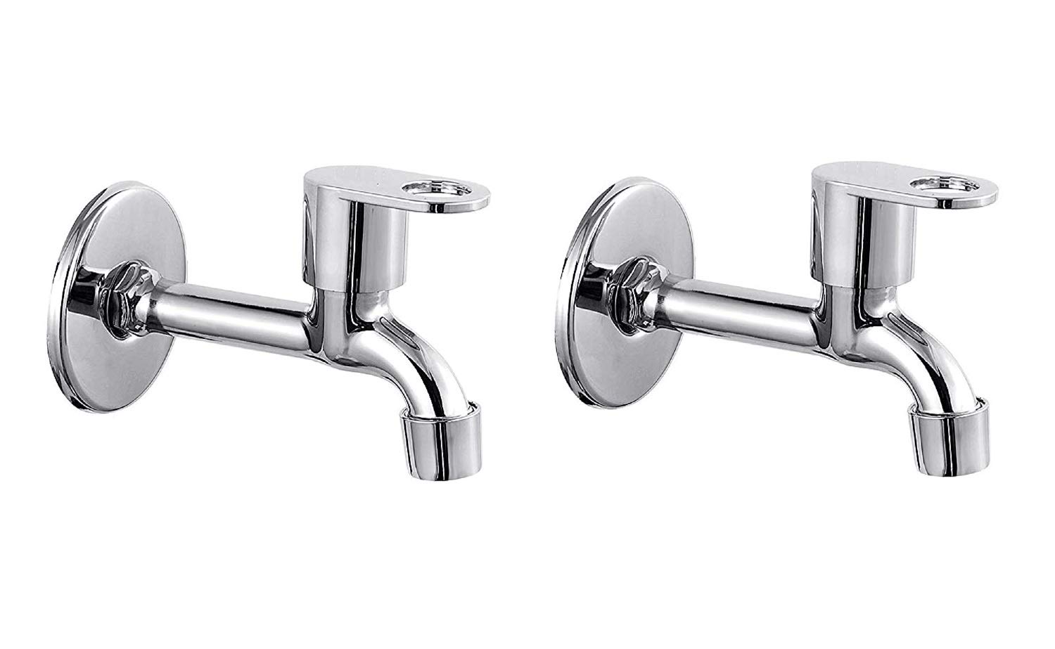 Jagger JSS48 Oreo Stainless Steel Long Body taps for Bathroom and Kitchen taps with Chrome Finish and Quarter Turn Fitting with Wall Flange and Teflon Tape ( Set of 2 ) (B08YNW8GKX) Amazon Price History, Amazon Price Tracker