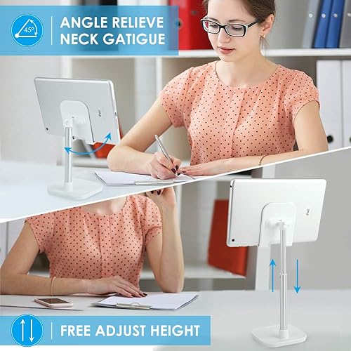 Miniatura 4 de AONKEY Soporte para teléfono celular, soporte de teléfono ajustable de ángulo de altura para escritorio, soporte de iPhone compatible con iPhone Pro