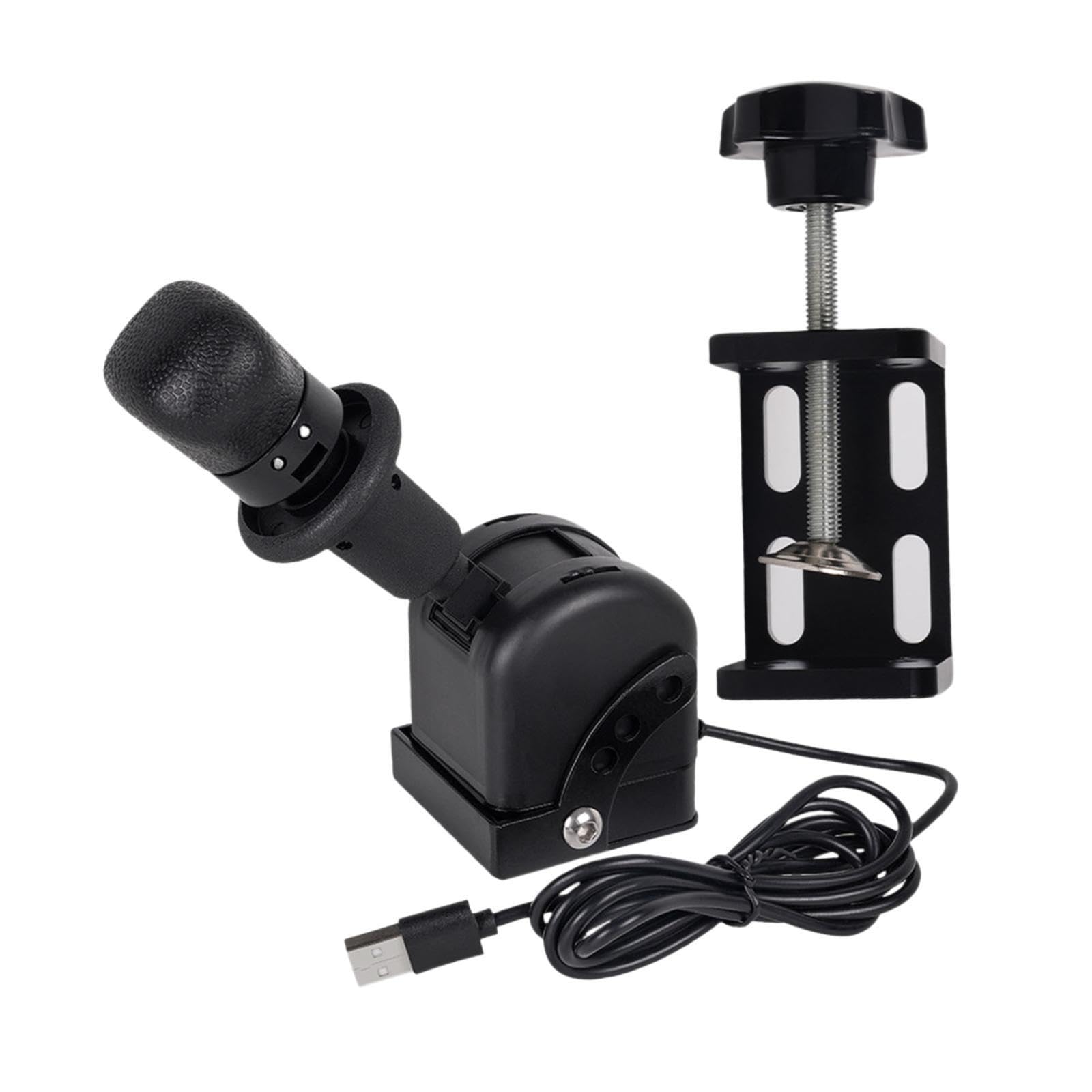 QUILSTM Frein à main pour camion de jeu vidéo : contrôle précis grâce à sa construction métallique compacte et robuste. Frein main pour ordinateur de